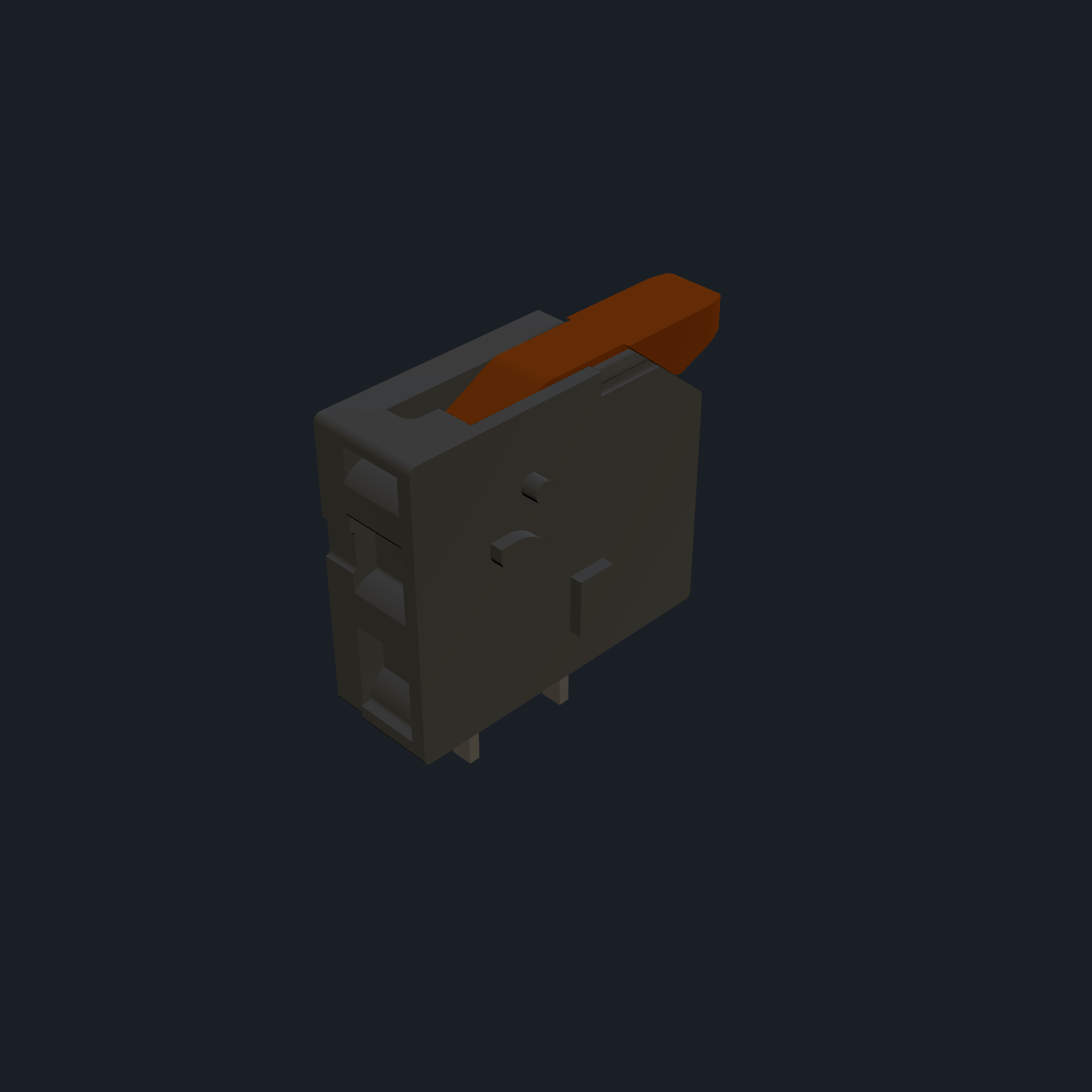 WAGO 2601-1101 — PCB Terminal Block (1-pos, 3.5 mm pitch, horizontal)