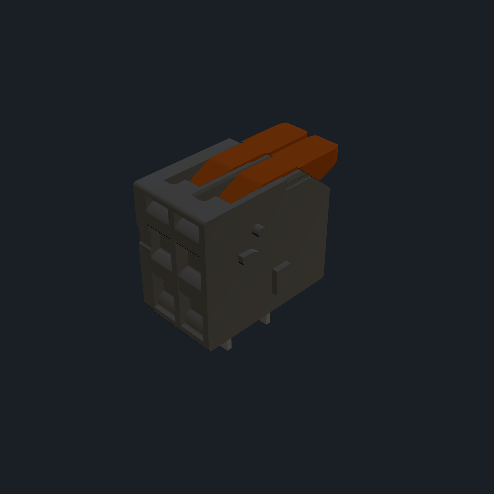 WAGO 2601-1102 — PCB Terminal Block (2-pos, 3.5 mm pitch, horizontal)