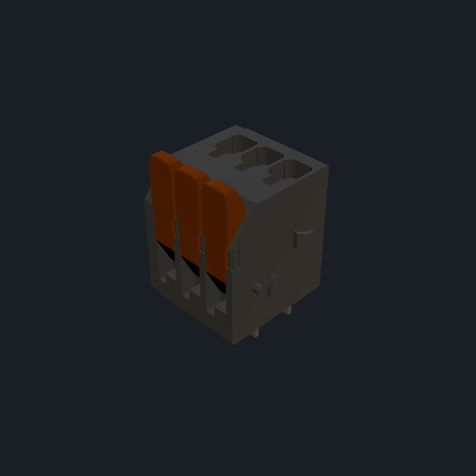 WAGO 2601-3103 — PCB Terminal Block (3-pos, 3.5 mm pitch)