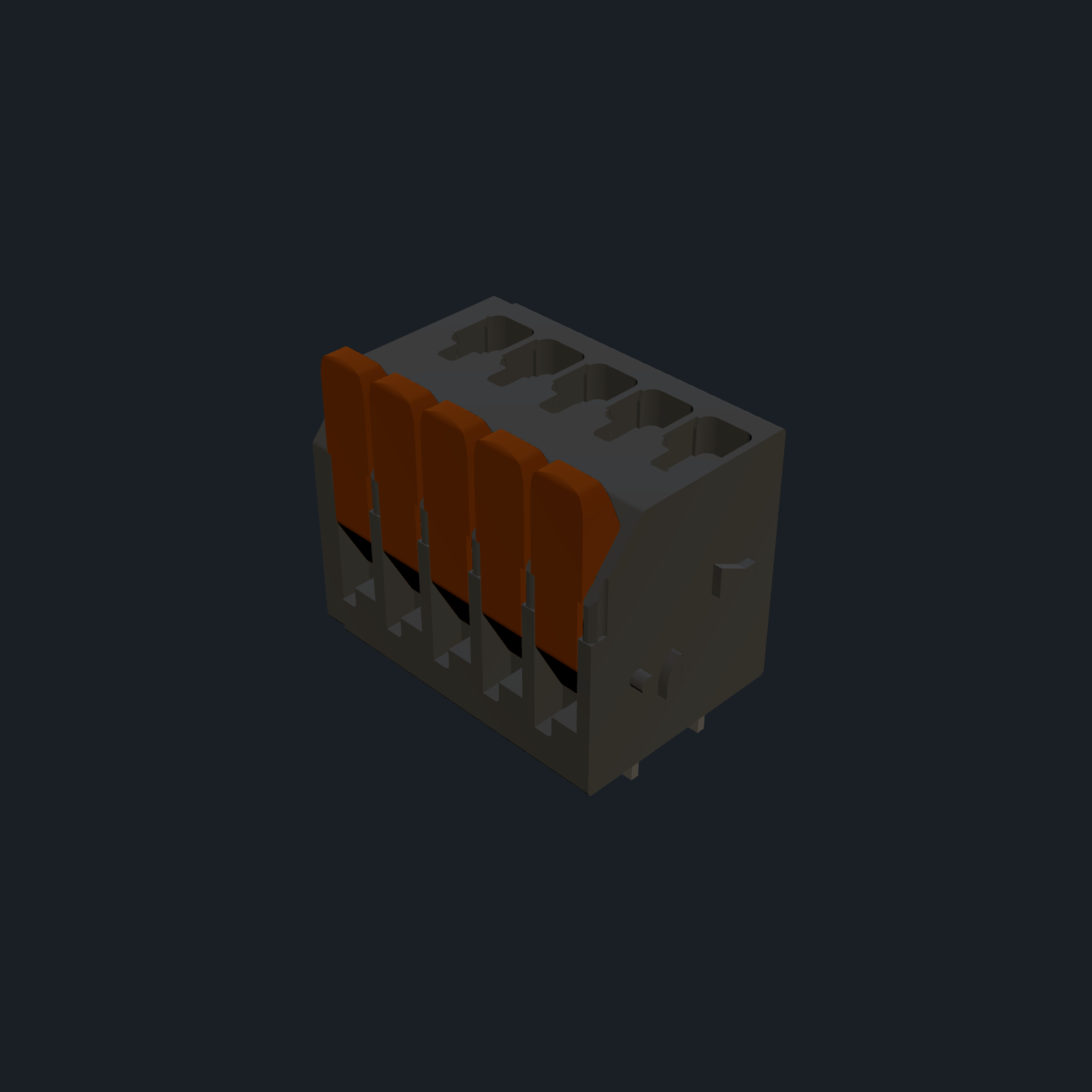 WAGO 2601-3105 — PCB Terminal Block (5-pos, 3.5 mm pitch)
