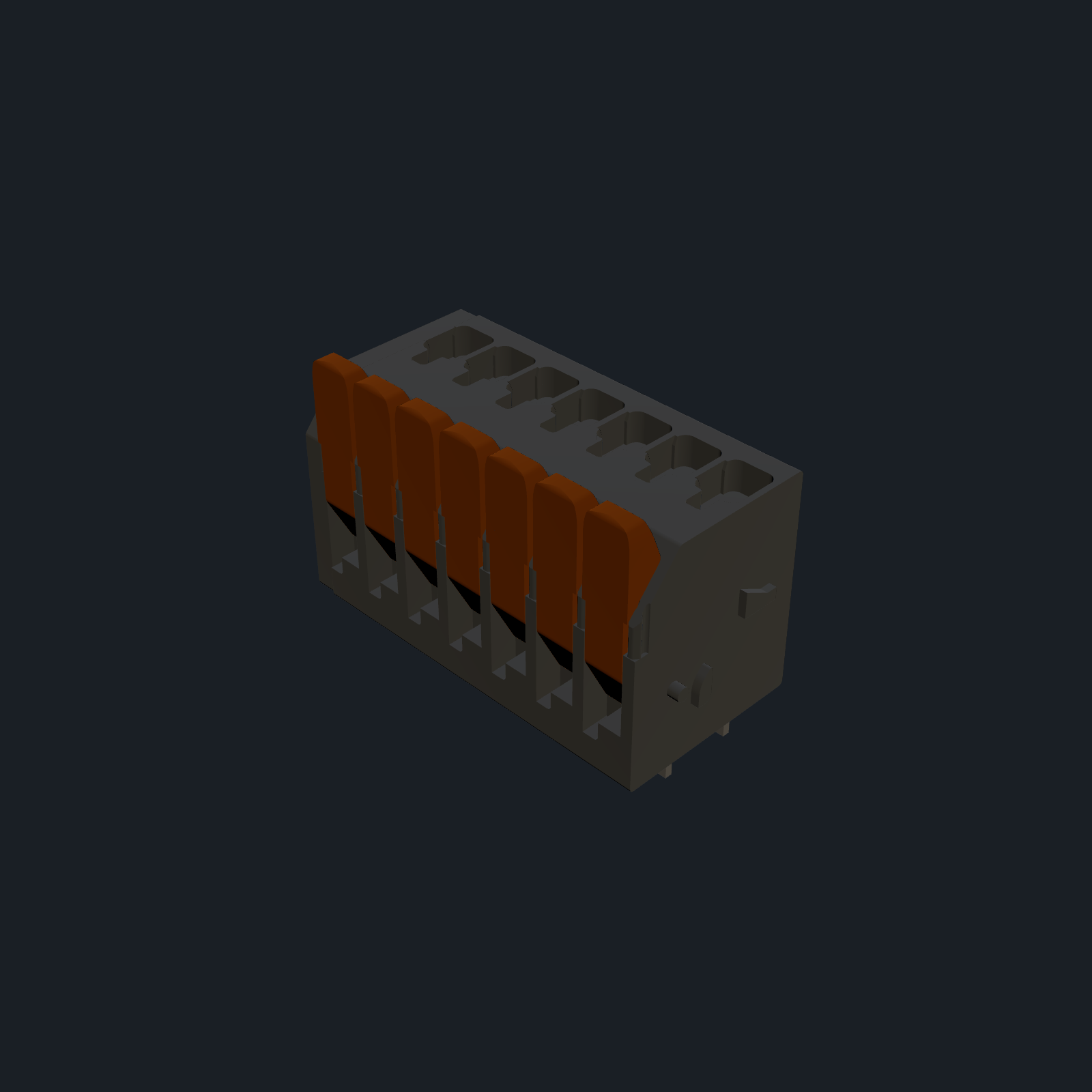 WAGO 2601-3107 — PCB Terminal Block (7-pos, 3.5 mm pitch)
