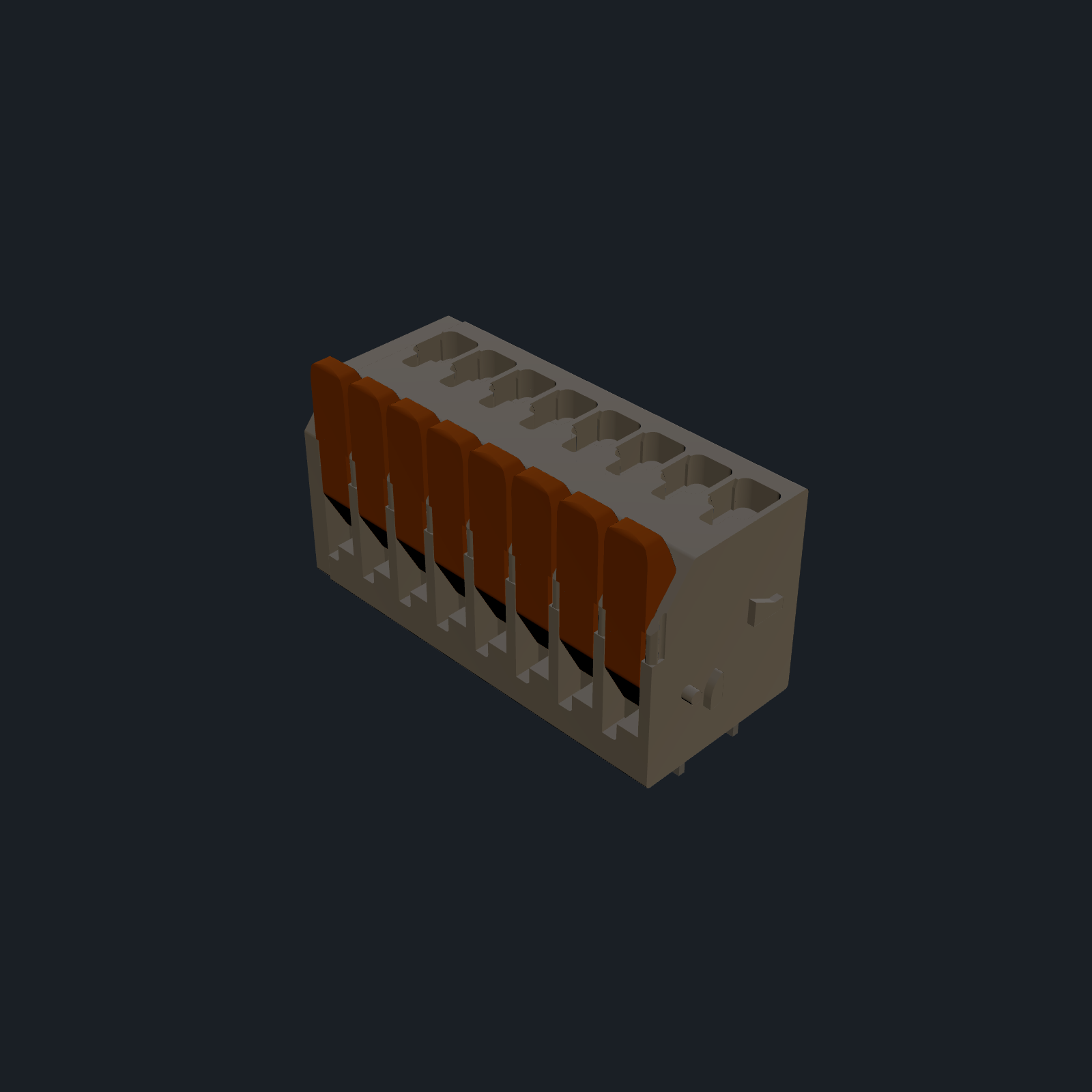 WAGO 2601-3108_000-021 — PCB Terminal Block (8-pos, 3.5 mm pitch)