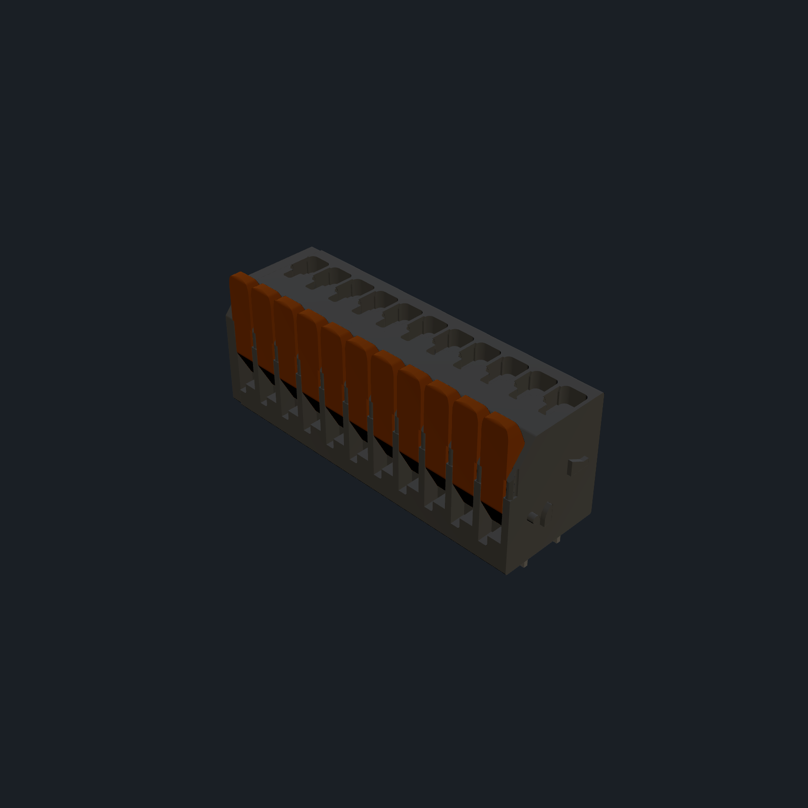 WAGO 2601-3111 — PCB Terminal Block (11-pos, 3.5 mm pitch)
