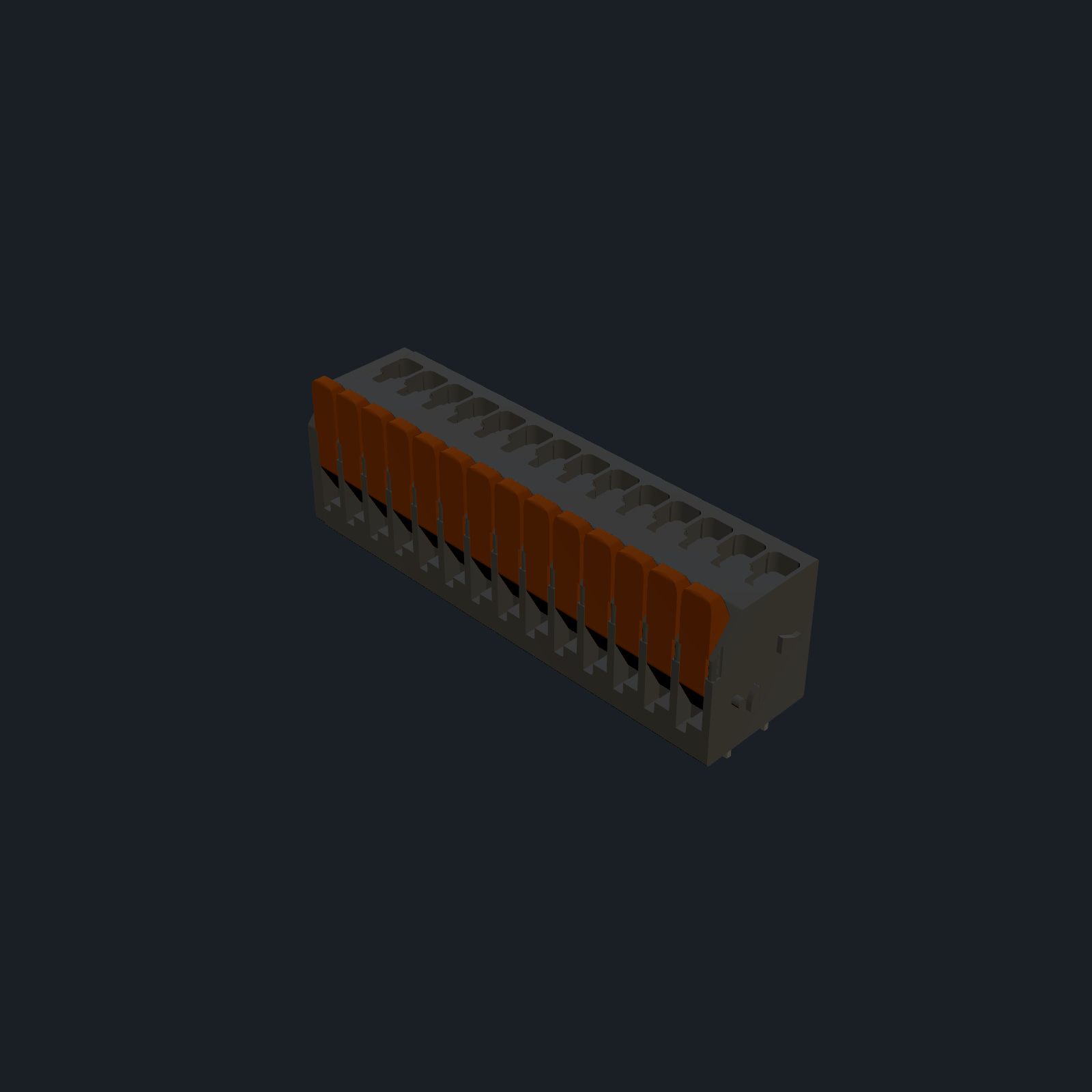 WAGO 2601-3114 — PCB Terminal Block (14-pos, 3.5 mm pitch)