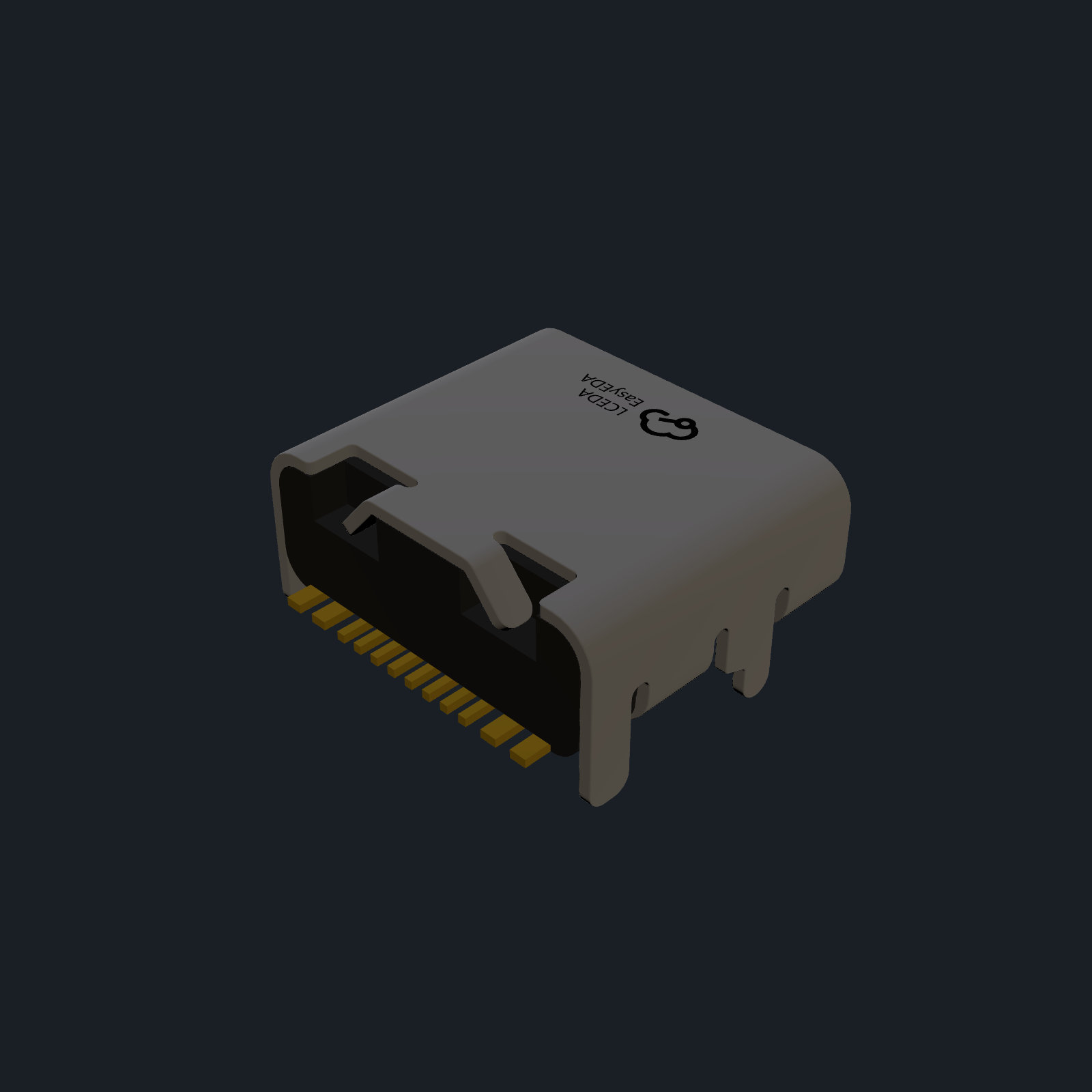 XKB U262-16XN-4BVC11 — USB-C Receptacle (16-pin SMD)