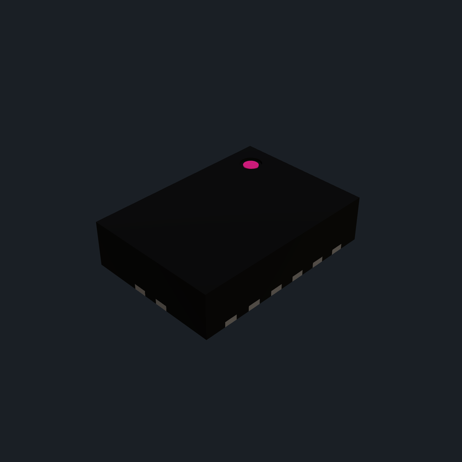 74HC595BQ,115 — DHVQFN-16 3D Component