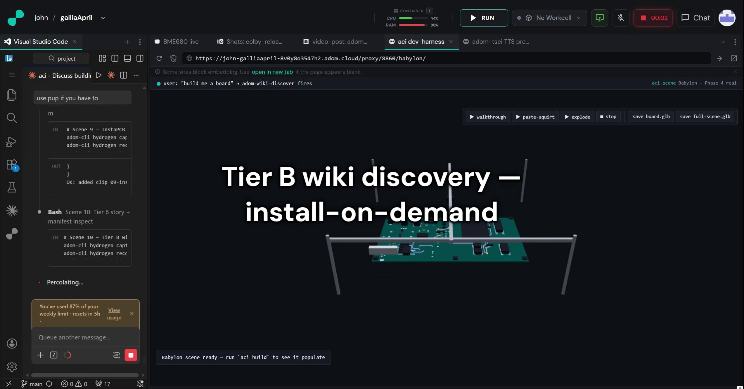InstaPCB 26-step manufacturing simulation