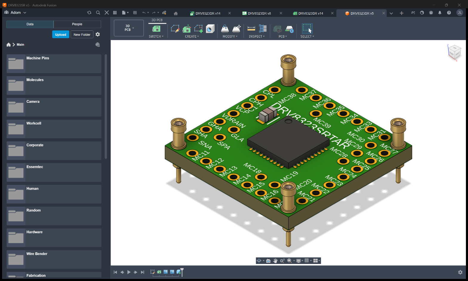 Reference bridge: Fusion 360