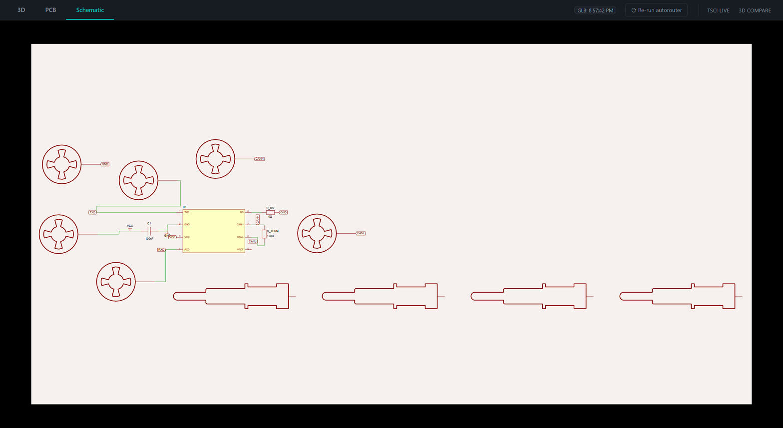 schematic tab