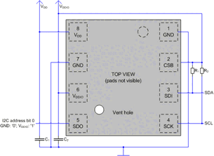 I2C connection diagram