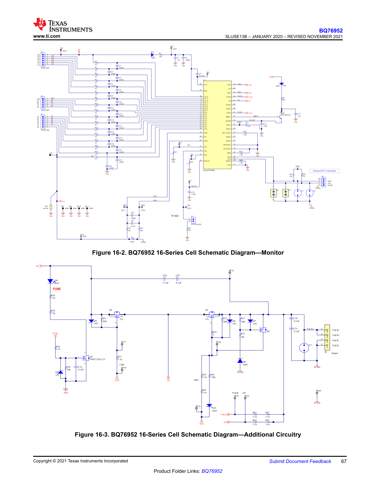 Full 16-series monitor and additional circuitry schematics