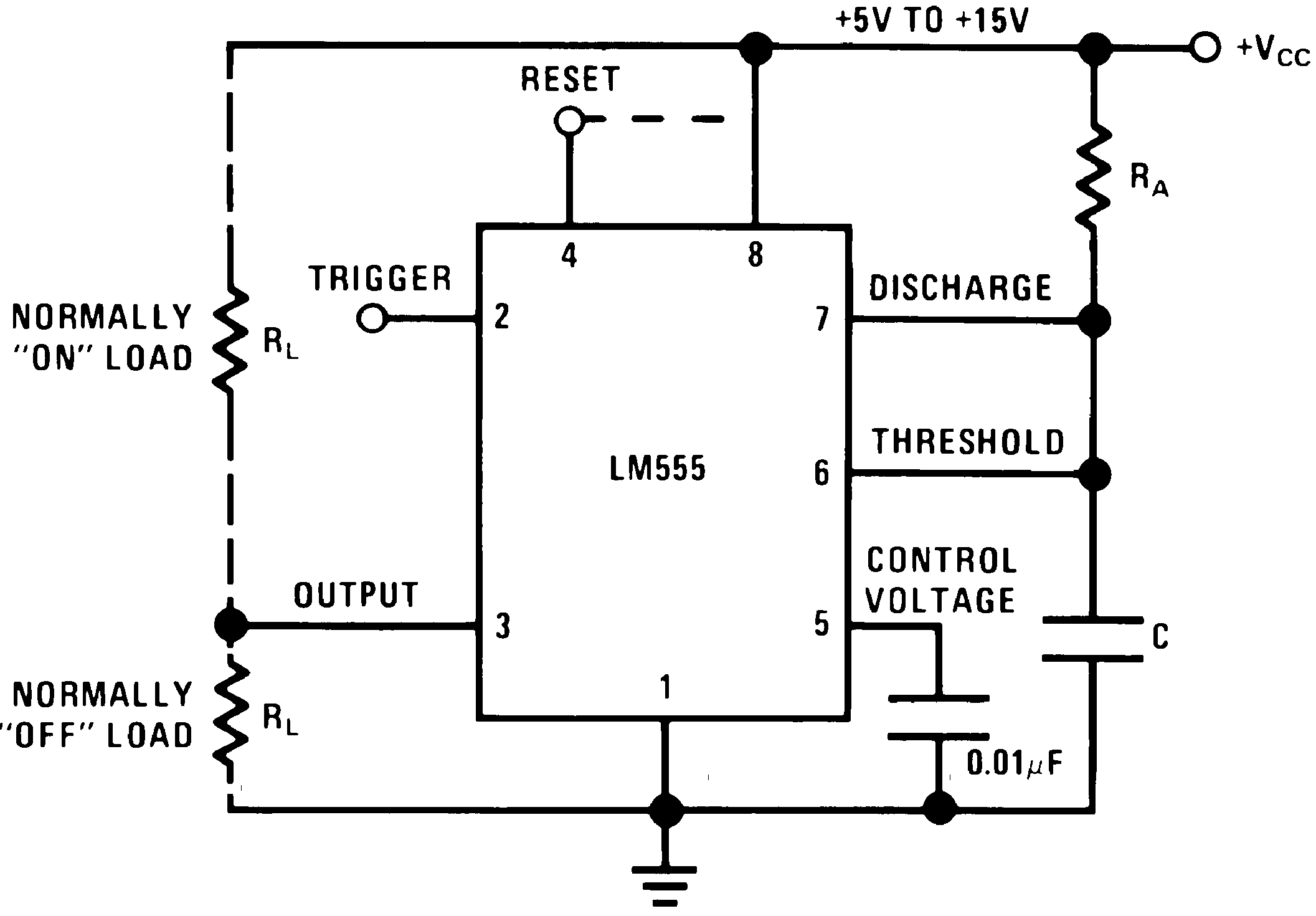 Monostable application circuit
