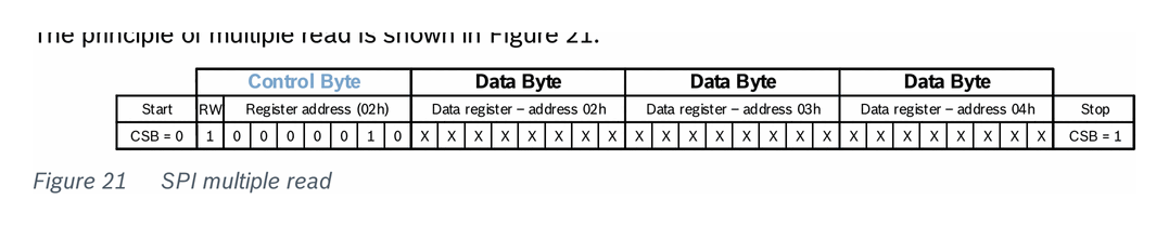 Fig 21 — SPI multiple read